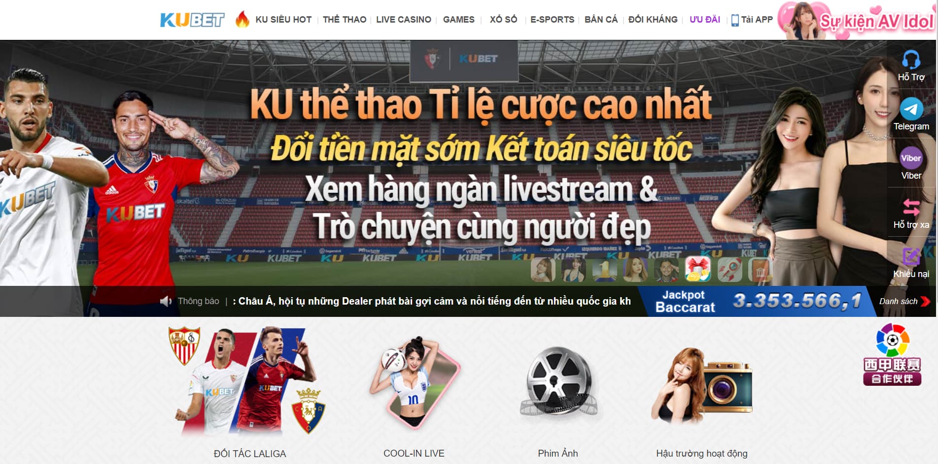 Khuyến mại nhận 50k tại game Kubet 